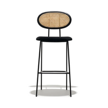 Load image into Gallery viewer, Rattan Back Bar Stool