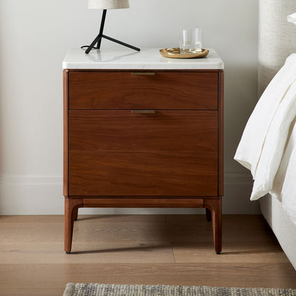 Acacia Wood Nightstand