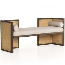 Load image into Gallery viewer, Cane Bench Inspired 2 Seater Sofa