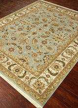Load image into Gallery viewer, Gulnar - Ice Blue/Dark Ivory Hand Knotted Rug