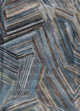 Load image into Gallery viewer, Transcend - Aegean Blue/Aegean Blue Hand Tufted Rug