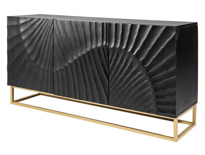 Wave sideboard 3 Door Black