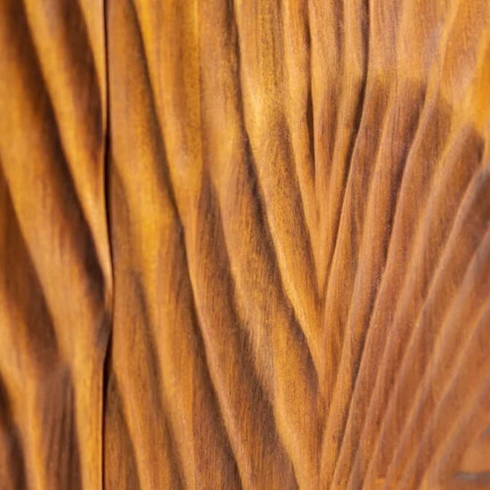 wave cabinet wave pattern close up