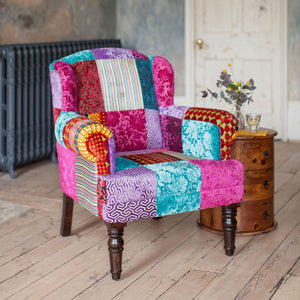 Maria arm chair in brasso fabric home placement