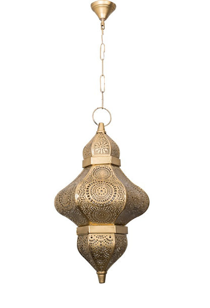 Moroccan Gold Hanging Pendant Light