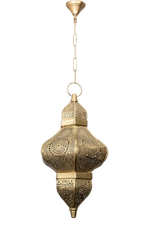 Moroccan Gold Hanging Pendant Light