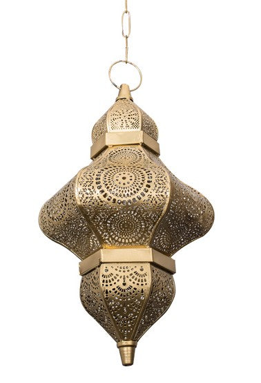 Moroccan Gold Hanging Pendant Light