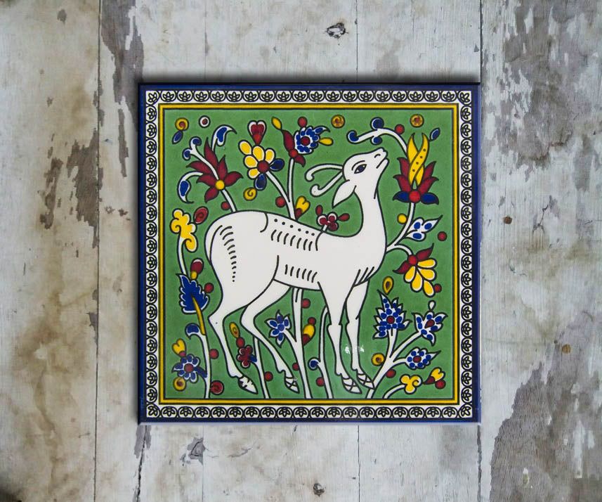 Hand painted IZNIK TILE -004