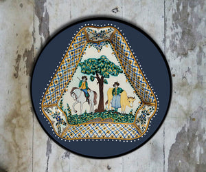 Hand painted Iznik inspired Wall Plate - 009