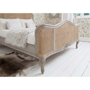 Rattan Painted Luxury French Bed