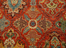 Load image into Gallery viewer, Gulnar - Russet/Seaside Blue Hand Knotted Rug