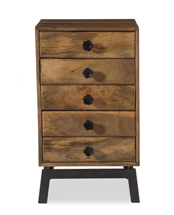 natural lacquered chest of drawer 