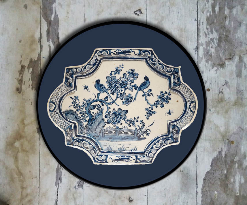 Hand Painted Dutch inspired Wall Plate-038