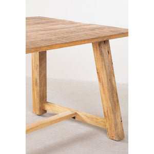 Mango Wood Rectangular Dining Table