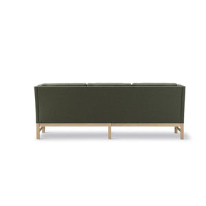 Green Upholstery Wooden Sofa