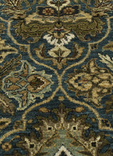Load image into Gallery viewer, Gulnar - Teal Blue/Gray Brown Hand Knotted Rug
