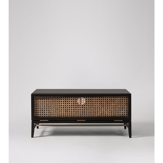 Rattan Tv Unit in Black