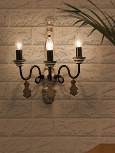 Rustic wrought deals iron wall sconces