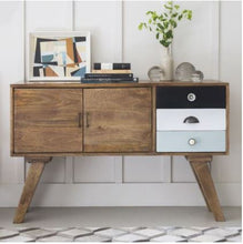 Load image into Gallery viewer, 2 Door 3 Drawer Wooden Sideboard