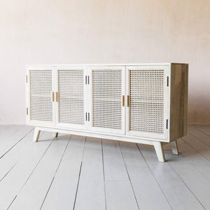 solid handcrafted wooden sideboard