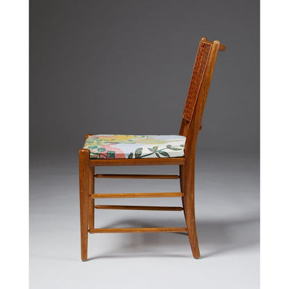 Acacia Cane Mahogany Chair