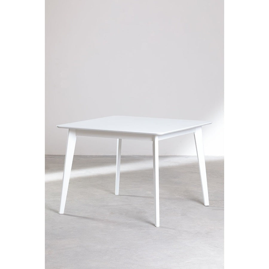 White Square Dining Table