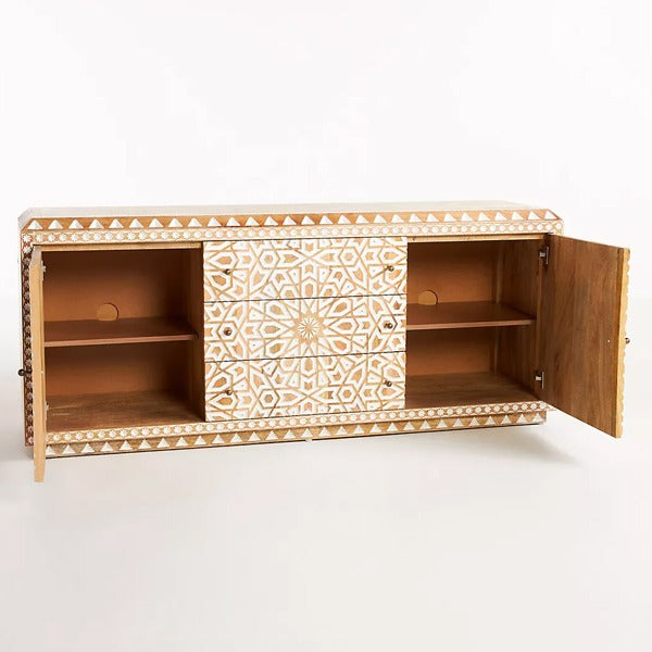 Carved Mango Sideboard