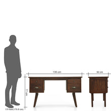Load image into Gallery viewer, Prague Study Table - Mahogany
