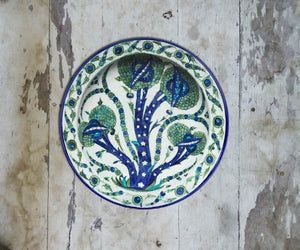 Handpainted Turkish Wall Plate - 085