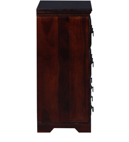 side view of chest of drawer