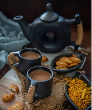 Load image into Gallery viewer, Longpi Black Pottery Tea-Set