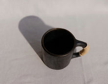 Load image into Gallery viewer, Longpi Black Pottery Coffee Mug Large