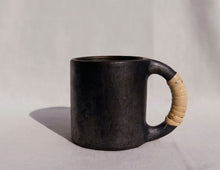 Load image into Gallery viewer, Longpi Black Pottery Coffee Mug Large
