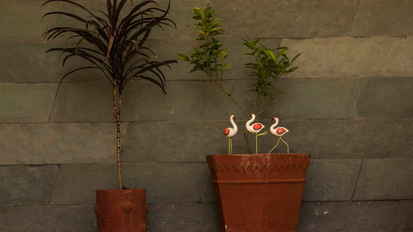 Plant Poker – Flamingo (Resting)