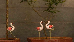 Plant Poker – Flamingo (Resting)