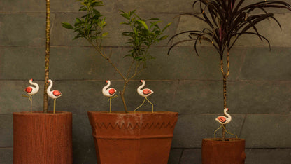 Plant Poker – Flamingo (Resting)