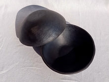 Load image into Gallery viewer, Longpi Black Pottery Soup/Salad Bowl Set of 2