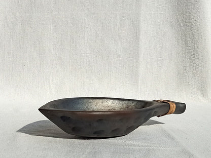 Longpi Black Pottery "Matsya" Nut Serving Bowl