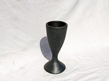 Load image into Gallery viewer, &#39;Flute&#39; Longpi Black Pottery Wine Glass