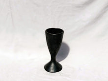 Load image into Gallery viewer, &#39;Flute&#39; Longpi Black Pottery Wine Glass