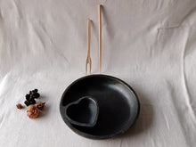 Load image into Gallery viewer, Longpi Black Pottery Momo Plate