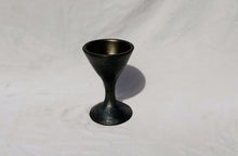 Load image into Gallery viewer, &#39;Sherry&#39; Longpi Black Pottery Wine Glass
