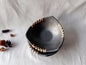 Longpi Black Pottery "Trikon" Nut Serving Bowl