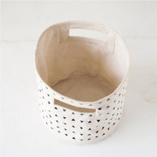 Load image into Gallery viewer, Canvas basket Tringle Print