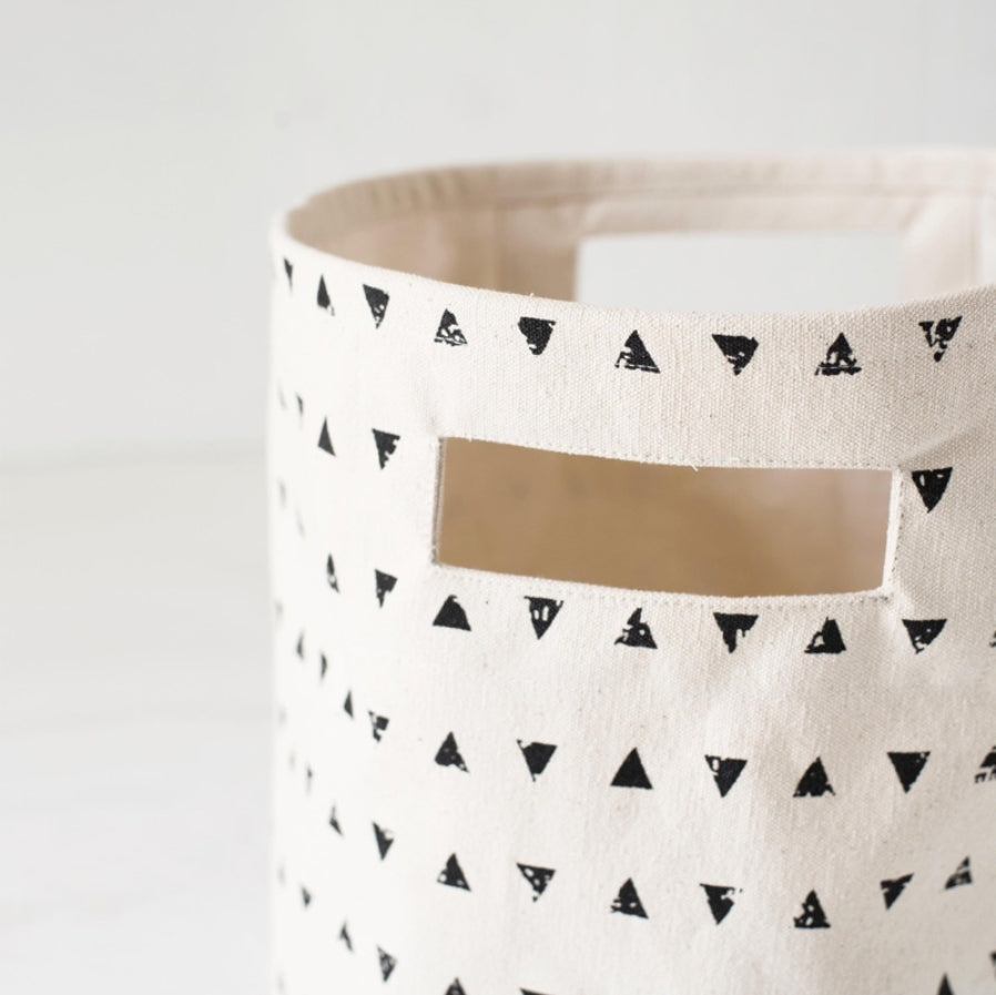 Canvas basket Tringle Print