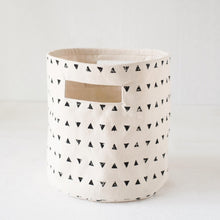 Load image into Gallery viewer, Canvas basket Tringle Print