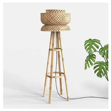 Load image into Gallery viewer, Lotus Floor Lamp in white background