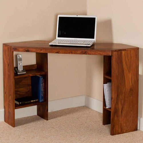 Botwin study table in honey finish