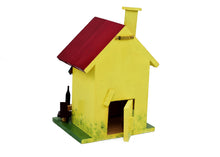 Load image into Gallery viewer, Beautifully Designed Yellow Birdhouse with swing