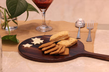 Load image into Gallery viewer, Set of 2 - Circular wooden platter
